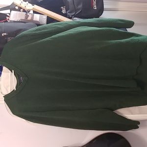 Harbor Bay Green Mens Long sleeve sweatshirt